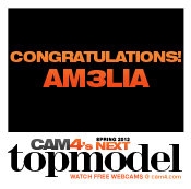 Annonce des gagnants Next Top Model Cam4 !