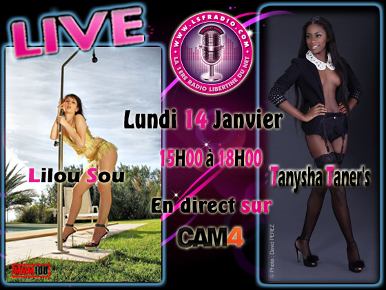 Lilou Sou et Tanysha Taner sur Cam4