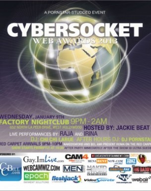 Cam4 gagne le prix du meilleur site de webcam aux Cybersocket Web Awards!