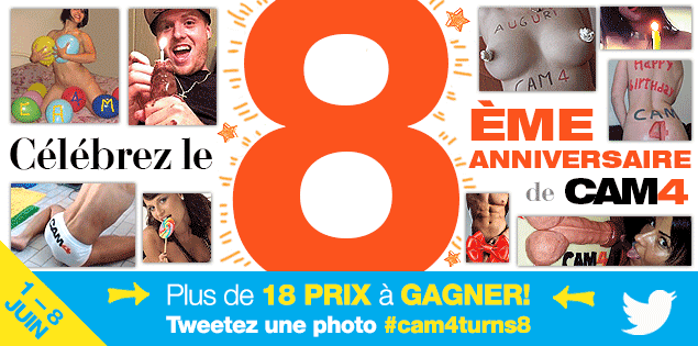 Concours de photos pour les 8 ans de Cam4