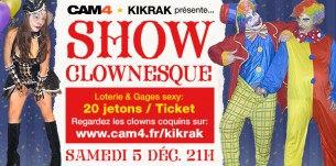 Kikrak vous emmène au cirque ce samedi 5 décembre
