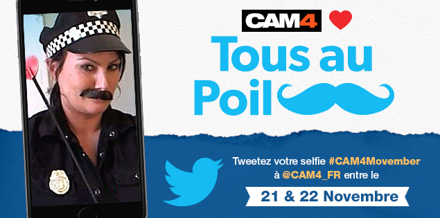 Supportez notre lutte contre le cancer de la Prostate avec Cam4Movember