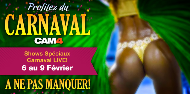 Le Carnaval de Rio s’invite sur Cam4