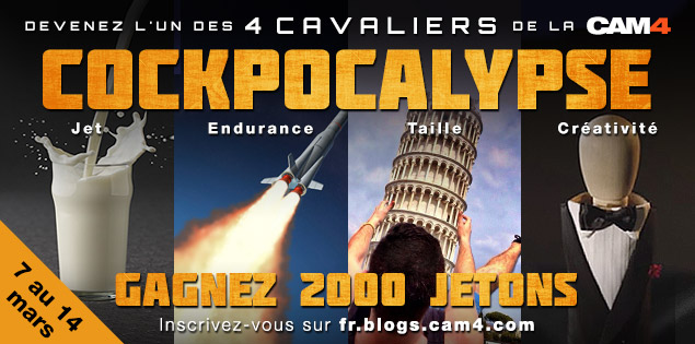 Les 4 cavaliers de la Cockpocalypse Cam4 dévoilés