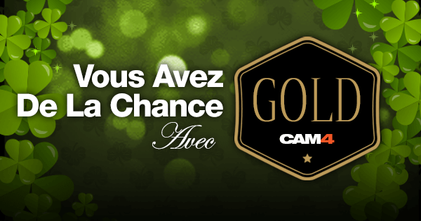 Devenez membre Gold CAM4 aujourd’hui et gagnez 100 jetons