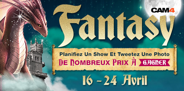 Gagnez des jetons avec le Concours FANTASY de CAM4