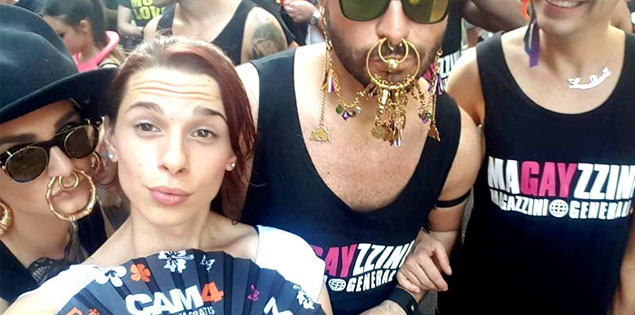 Cam4 était présent à la Gay Pride de Milan