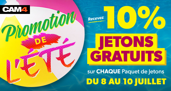 Promotion de l’été: Gagnez 10% de jetons en plus