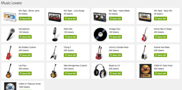 Nouveaux Cadeaux Cam4: Instruments de musique