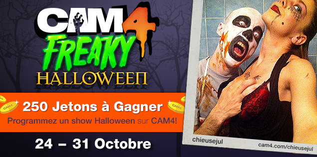 Semaine de show à thème FREAKY HALLOWEEN 250 jetons à gagner