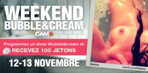 Weekend de show à thème BUBBLE & CREAM: Recevez 100 Jetons