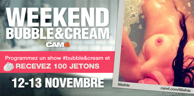 Weekend de show à thème BUBBLE & CREAM: Recevez 100 Jetons