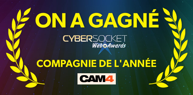 CAM4 Elu compagnie de l’année par CYBER SOCKET