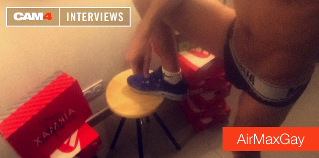 interview CAM4: Airmaxgay, une bonne bite de lascar