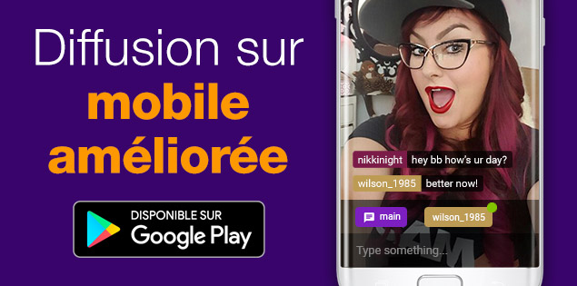 Votre Nouvelle Expérience CAM4 Mobile Entre en Scène