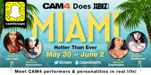 CAM4 est à Miami cette semaine pour les XBIZ Awards