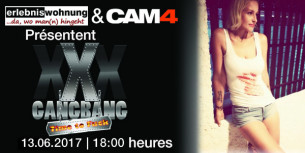 Mardi 13 Juin à 18h : Joignez-vous au scandaleux XXXGangbang en live sur Cam4