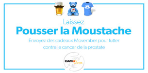 Movember sur CAM4 : Faites un don à l’organisation movember en envoyant des cadeaux de la catégorie “Movember”
