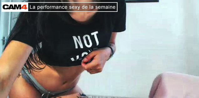 La performance sexy de la semaine (22) : Sweet_lynx la brune ensorcellante en free webcam sex