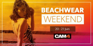 CAM4 va a la mer ⛱️ Show Porno en maillot de bain ce week-end!