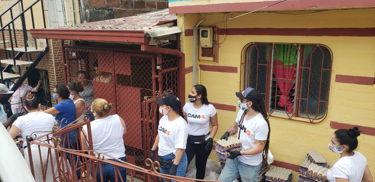 CAM4 aide les groupes vulnérables en Colombie pendant la pandémie