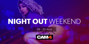 Week-end glamour et sexy sur CAM4 avec le weekend #Nightout