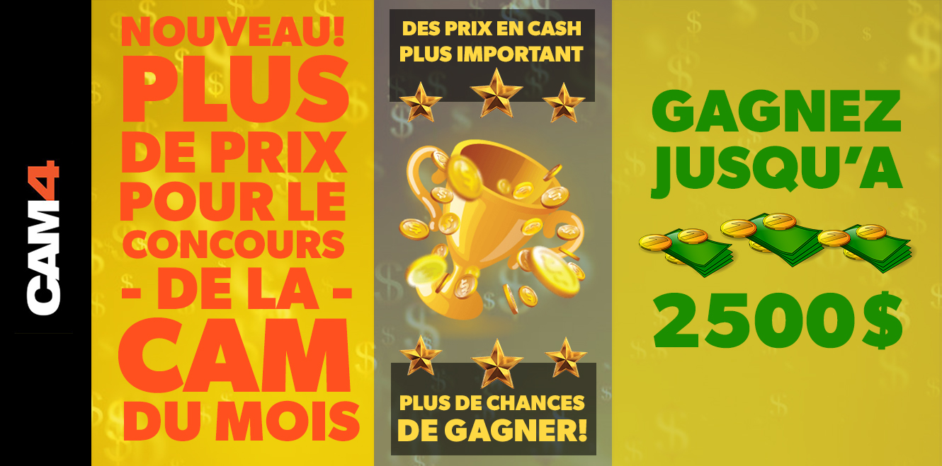 CAM4 met sà jour les règles pour le concours de la Cam du mois.