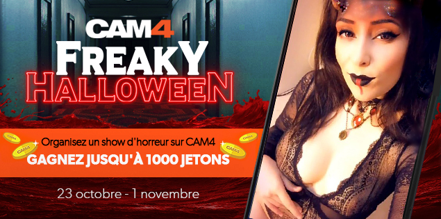 Des bonbons ou un sort? Passez un Halloween porno sur CAM4 ?