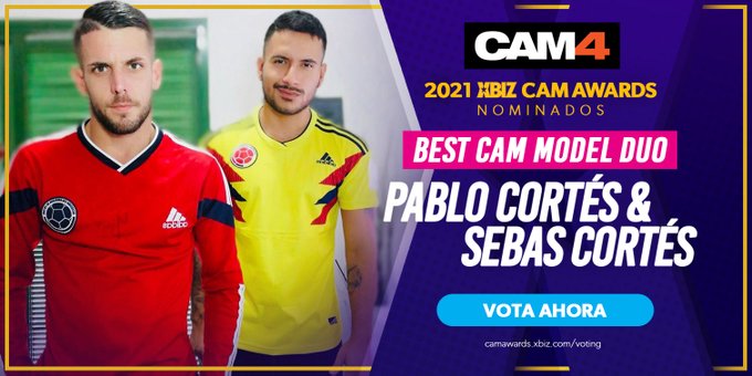 PabloySebas, le couple gay espagnol, nominé pour les XBIZ CAM AWARDS