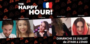 The Happy Hour FRANCE arrive sur CAM FRANCE le Dimanche 25 Juillet de 21h à 23h