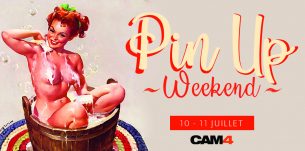Ce week-end les Pin Ups les plus hot du web sont en direct sur CAM4 !