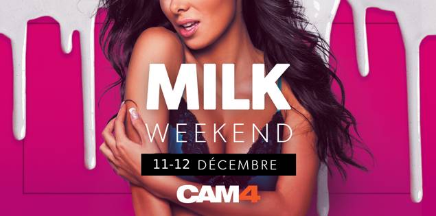 Passion lactée ! #MILKFETISH ce week-end sur CAM4