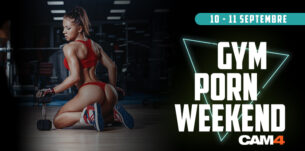 Weekend Gymporn hyper hot sur CAM4 les 10 et 11 septembre
