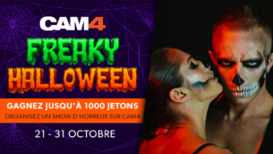 CAM4 fête Halloween, venez voir nos webcameur(se)s les plus terrifiantes ?