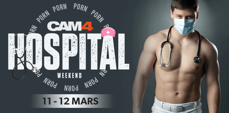 Ce week-end, Entrez dans le #PornHospital de Cam4  !