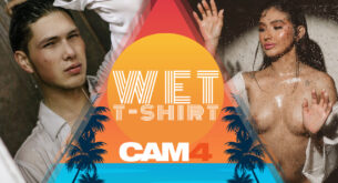 La galerie XXX mouillée du WetTshirt de CAM4