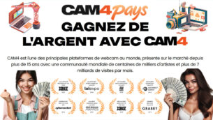 Augmente tes revenus avec CAM4Pays et CAM4 : Gagne des commissions et des $$$ (Jetons) en même temps !