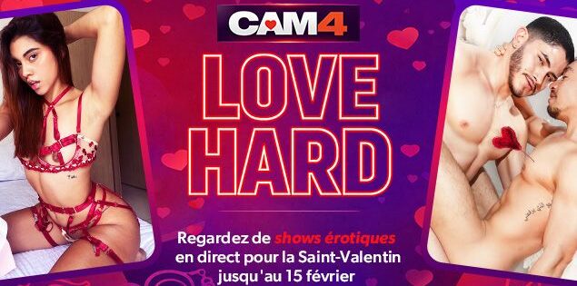 Passez une Saint-Valentin torride sur CAM4 ❤️‍🔥 Suivez les shows en direct !