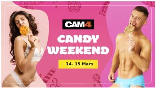CAM4 Candy 🍭👅 Des petites léchouilles bien gourmandes ce week-end !