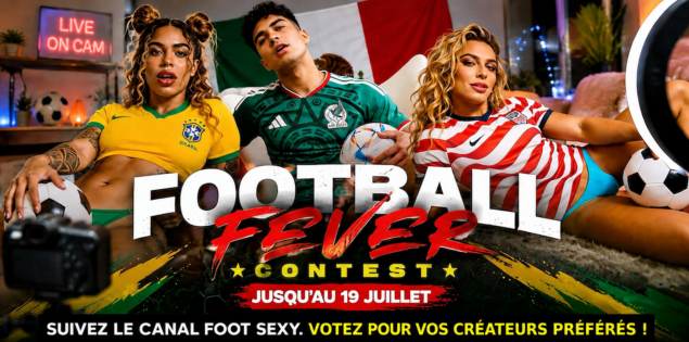 Vivez la Fièvre du Football avec CAM4 !
