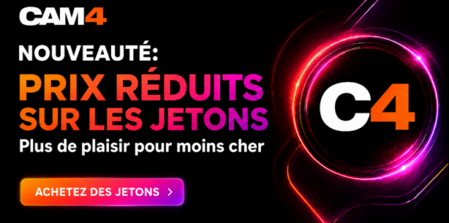 Grande nouveauté sur CAM4: les prix des jetons baissent !🪙🎉