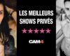 Découvrez les Shows Privés les plus regardés de l’été ❤️‍🔥 CAM4